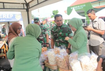 Berkah Ramadhan 2026, Dandim 0616/ Indramayu Gelar Bazar Murah