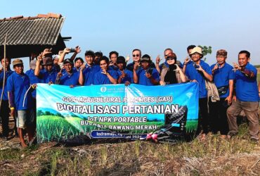 Poktan Indramayu Dapat Bantuan dan Pelatihan Digitalisasi Pertanian