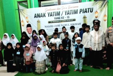 Peringati 1 Muharram 1448 H, Masjid Nurul Hikmah Sindangkerta Santuni Puluhan Anak Yatim